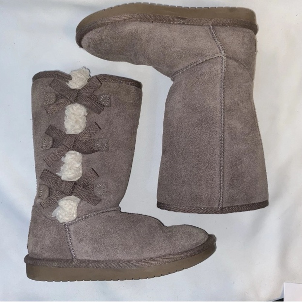 Kookaburra Victoria Tall Chestnut Fashion Women's Boots 6‎ Ugg Cozy Suede - Picture 14 of 15
